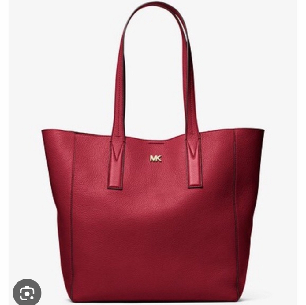 Michael Kors Burgundy Tote Bag
